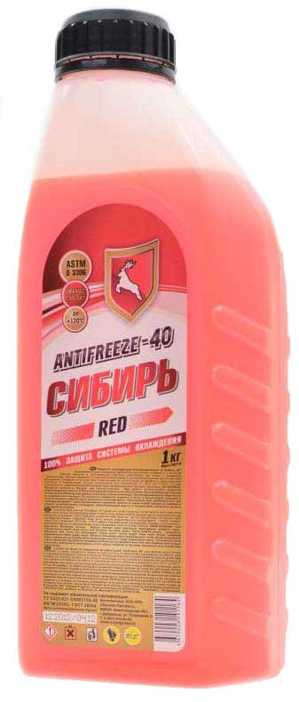 Антифриз- 40 Сибирь красный 0,9кг