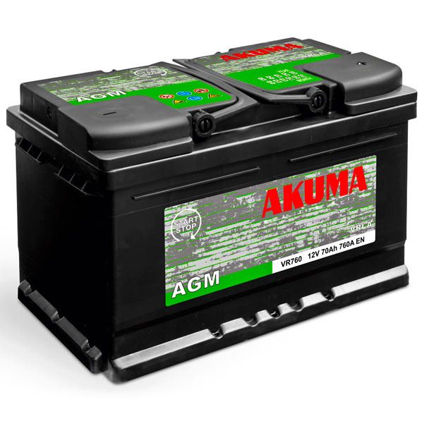 Baterie auto AKUMA (AGM) 70Ah E