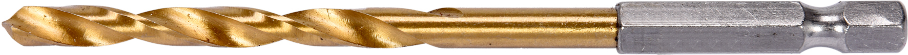 Burghiu HSS-TiN 5.0mm (1/4 HEX)