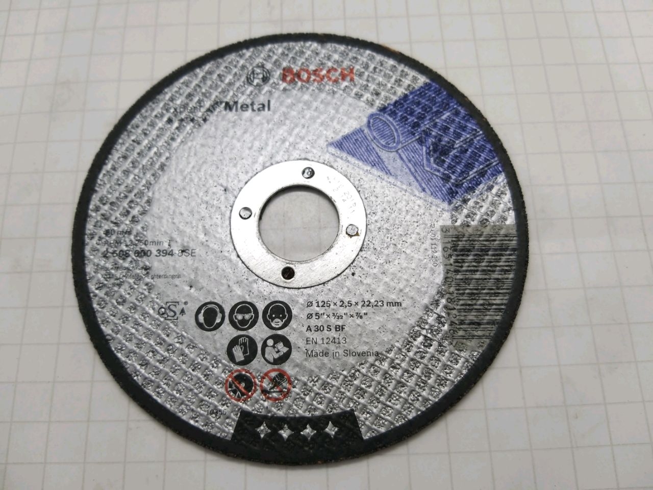 Disc taiere metal 125 x 2.5