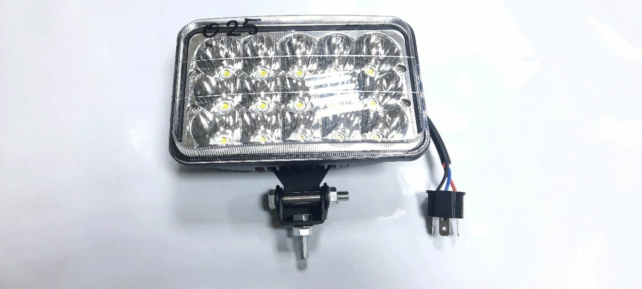 Far LED 12-80V, (15 LED) dreptunghiular