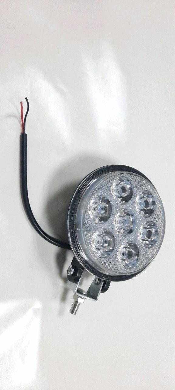 Far LED 12-80V, (7 LED, 21W) rotund