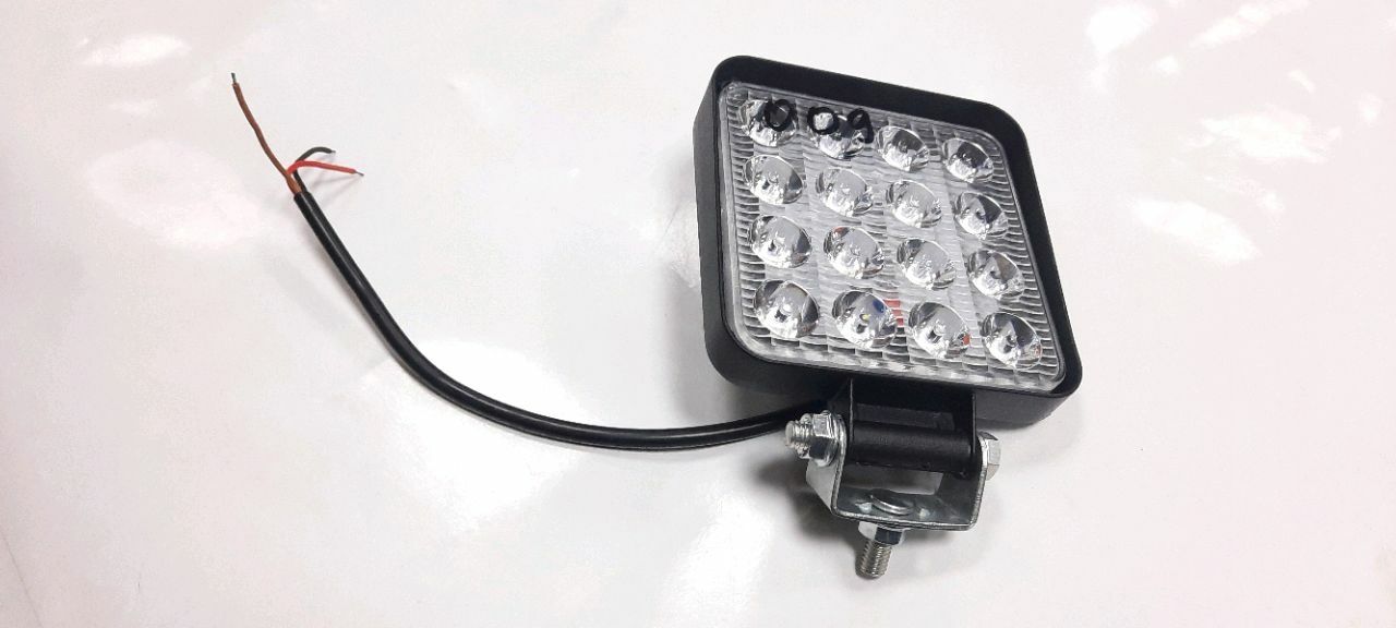 Фара LED 12-80V, (16 LED) квадр.