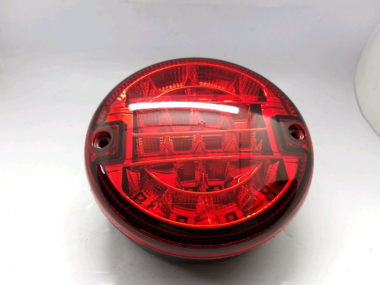 Felinar spate rotund (roșu) LED