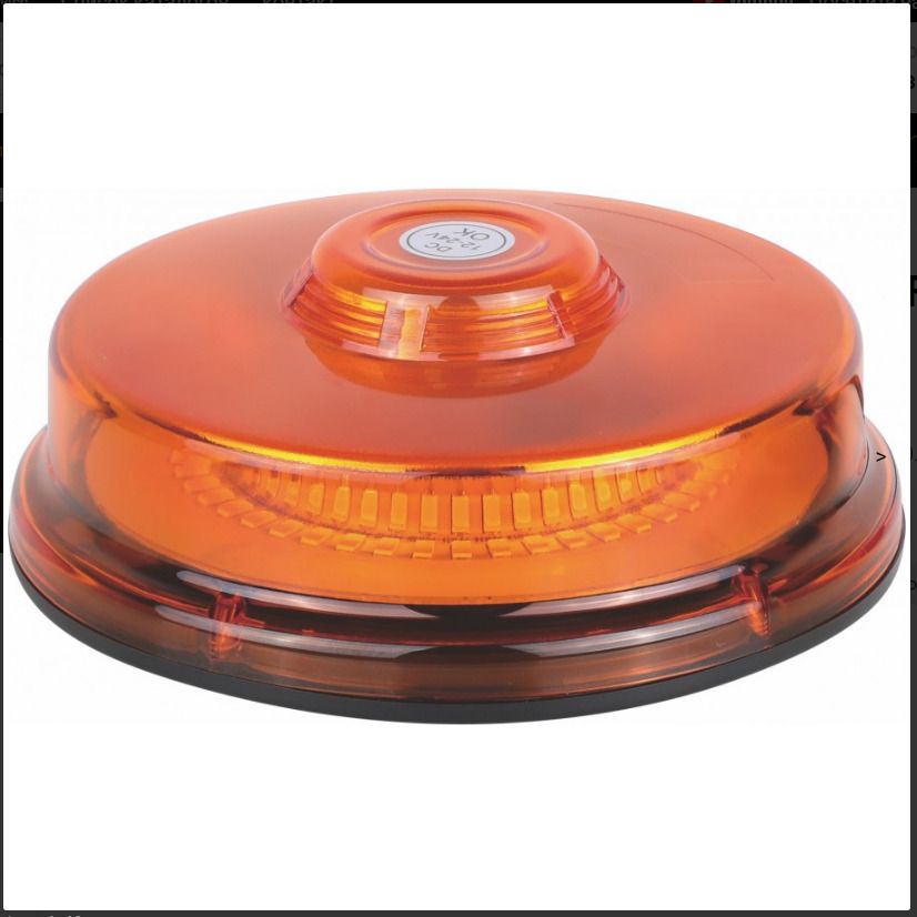 Проблесковый маячок (оранжевый) 12V/24V LED (UFO 2) магнит
