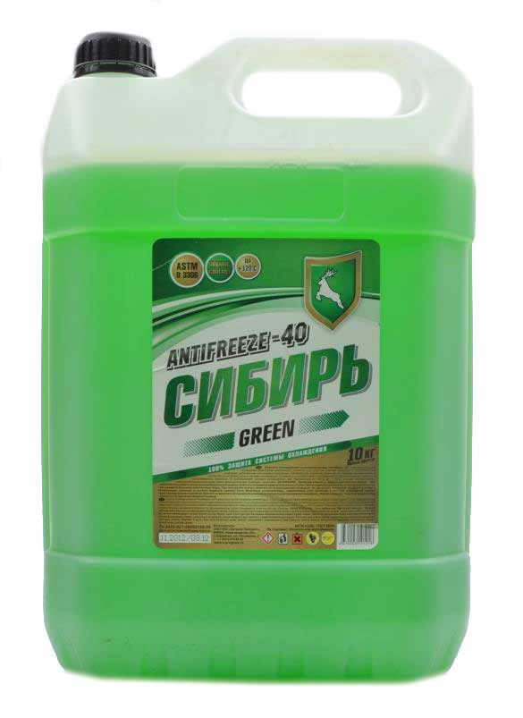 Sibiri Antifreeze -40  verde 8,3 kg