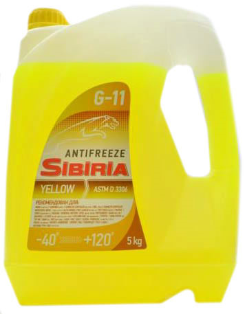 SIBIRIA ANTIFREEZE -40 желтый 10кг.