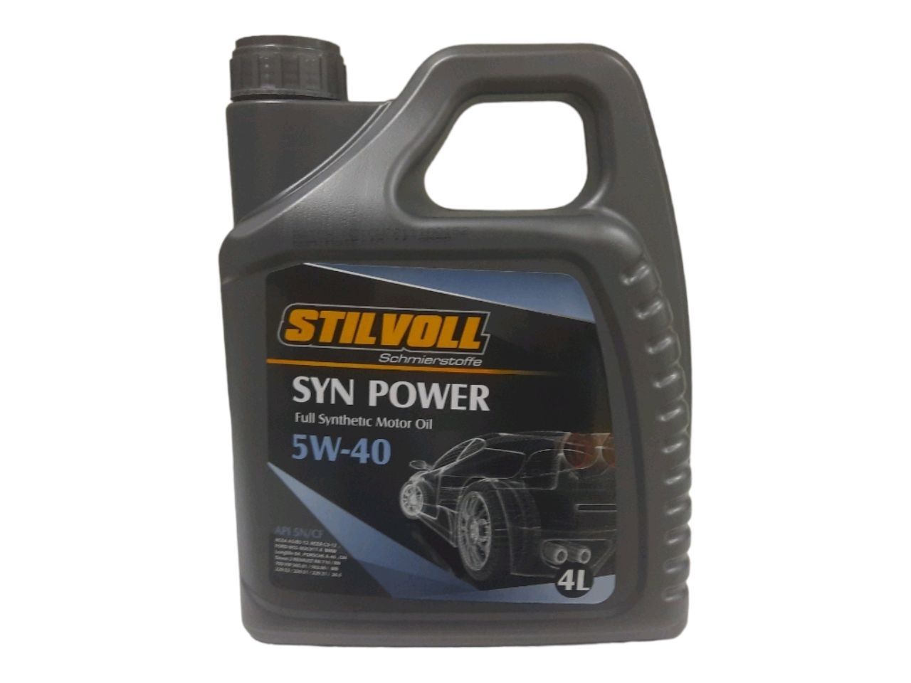 STILVOLL  5W-40 FULL SYNTHETIC  SN/CF 4L