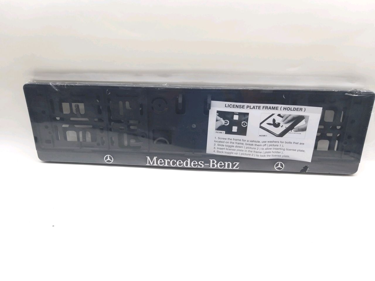 Табличка под номер Mercedes-Benz (2шт)