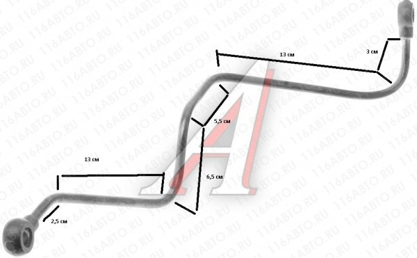 Трубка пневмокорректора ТНВД Д-245 (ЗИЛ, ПАЗ)(ММЗ)