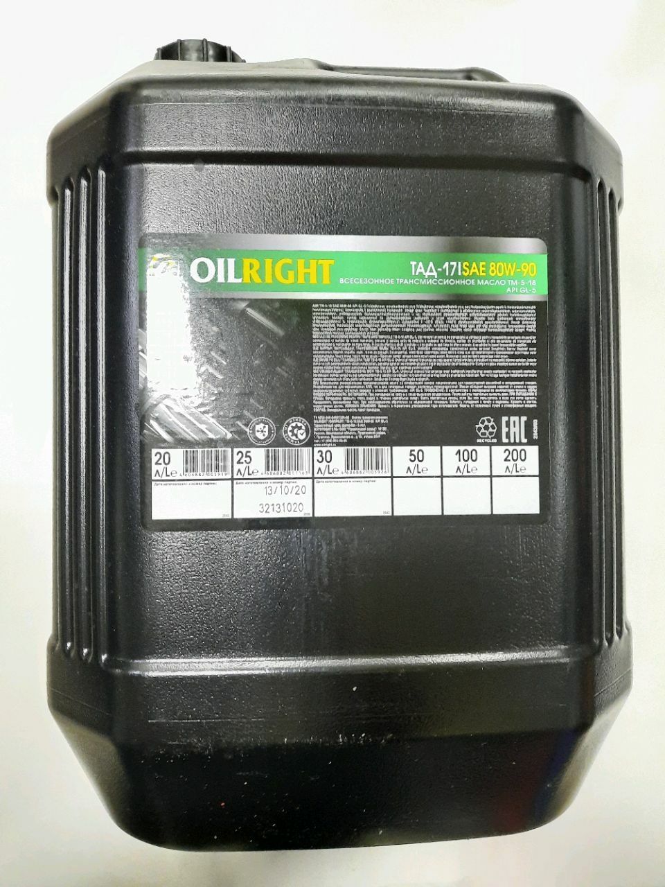 Ulei p/u transm. TAD-17 Oil Right 25L.
