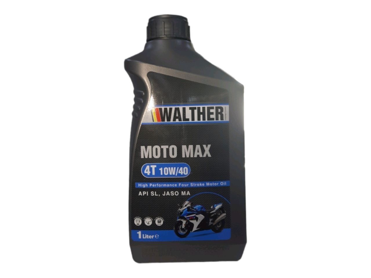 WALTHER MOTO MAX 4T 10W-40 SL JASO MA 1 L