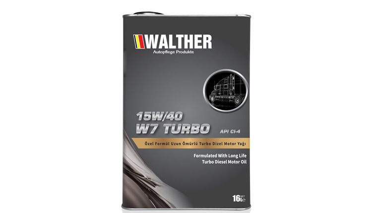 WALTHER TURBO DIESEL W7 EXTRA M 15W-40 CI-4/SL 20 