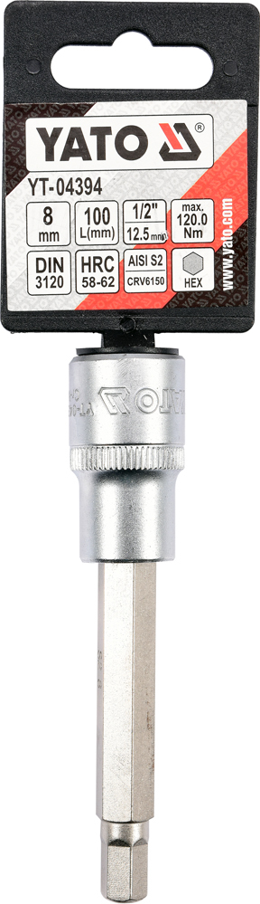 Cap cu insert HEX 8mm 1/2 100mm