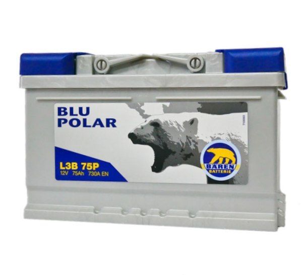 Baterie auto BAREN (Blu polar) 75Аh E