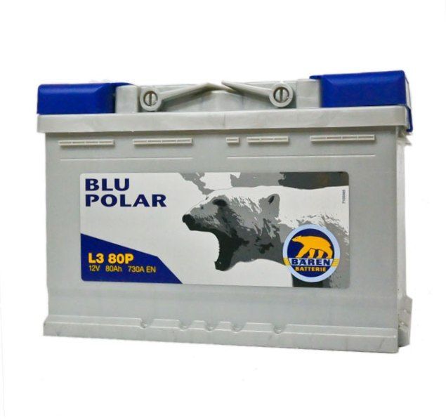 Baterie auto BAREN (Blu polar) 80Аh E